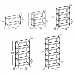 Librería Steelwood Magis