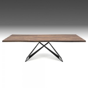 Mesa Premier Wood de Cattelan Italia. Mesas modernas de diseño italiano.