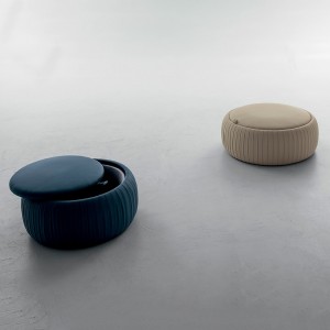 Pouf Plissè de Tonin casa. Muebles modernos de hogar.