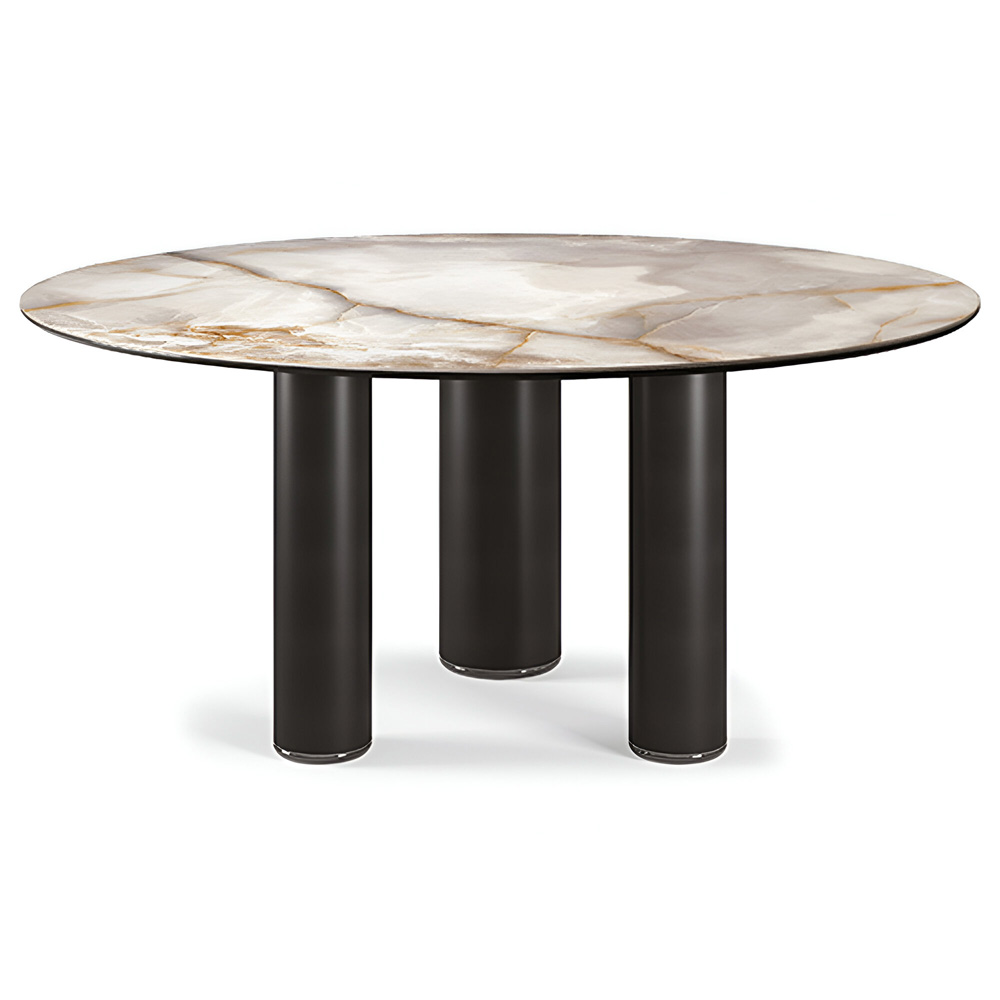 Mesa Roll Round de Cattelan Italia. Mesas redondas modernas de diseño.