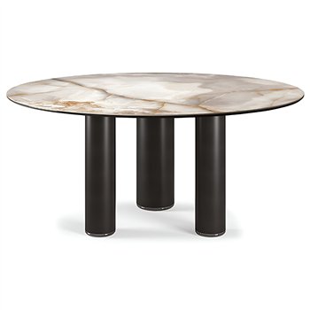 Mesa Roll Round de Cattelan Italia. Mesas redondas modernas de diseño.