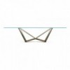 Mesa Skorpio de Cattelan Italia. Muebles modernos italianos. Mesas de cristal.