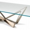 Mesa Skorpio de Cattelan Italia. Muebles modernos italianos. Mesas de cristal.