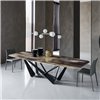 Mesa Skorpio CrystalArt de Cattelan Italia. Muebles modernos italianos.