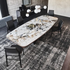 Mesa Skorpio Keramik Premium de Cattelan Italia. Mesas modernas de cerámica.