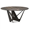 Mesa Skorpio redonda de Cattelan Italia. Mesa de diseño. Mesas redonda.