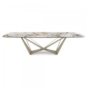 Mesa Skorpio Keramik de Cattelan Italia. Mesa de cerámica. Mesas de comedor.