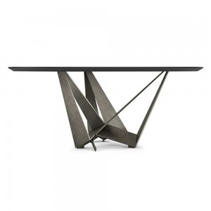 Mesa Skorpio Round Ker-Wood de Cattelan Italia para comedor. Mesas de comedor.