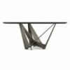 Mesa Skorpio Round Ker-Wood de Cattelan Italia para comedor. Mesas de comedor.