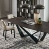 Mesa Skorpio Wood de Cattelan Italia. Muebles modernos italianos.