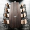 Mesa Skorpio Wood de Cattelan Italia. Muebles modernos italianos.