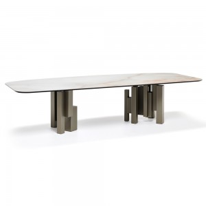 Mesa Skyline Keramik de Cattelan Italia. Mesa de cerámica. Mesas de comedor.