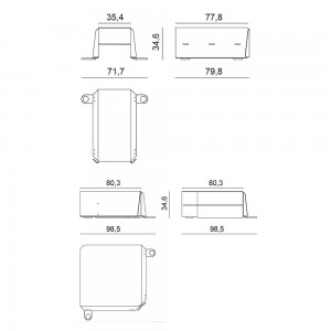 Mesa auxiliar Costume Magis. Muebles y complementos de diseño moderno.