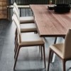 Mesa Spyder wood de Cattelan Italia. Muebles modernos italianos. Mesas de comedor.