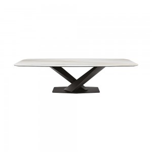 Mesa Stratos CrystalArt de Cattelan Italia. Mesas de diseño. Mesas modernas.