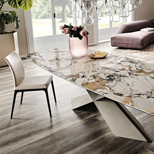 Mesa Tyron Keramik de Cattelan Italia. Mesas de comedor de diseño italiano.
