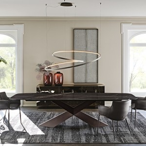 Mesa Tyron Keramik de Cattelan Italia. Mesas de comedor de diseño italiano.
