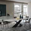 Mesa Tyron Keramik de Cattelan Italia. Mesas de comedor de diseño italiano.