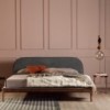 Cama Michelangelo de Tonin casa. Muebles modernos de hogar.