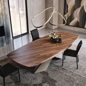 Mesa Tyron Wood de Cattelan Italia. Mesas de madera. Mesas de comedor.