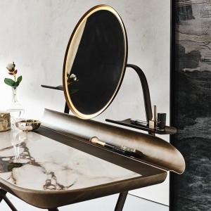 Tocador Cocoon Trousse Keramik de Cattelan Italia. Tocador de maquillaje moderno.