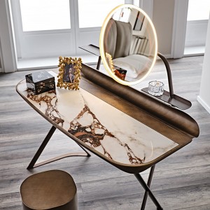 Tocador Cocoon Trousse Keramik de Cattelan Italia. Tocador de maquillaje moderno.