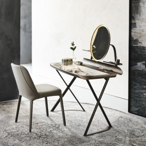 Tocador Cocoon Trousse Keramik de Cattelan Italia. Tocador de maquillaje moderno.