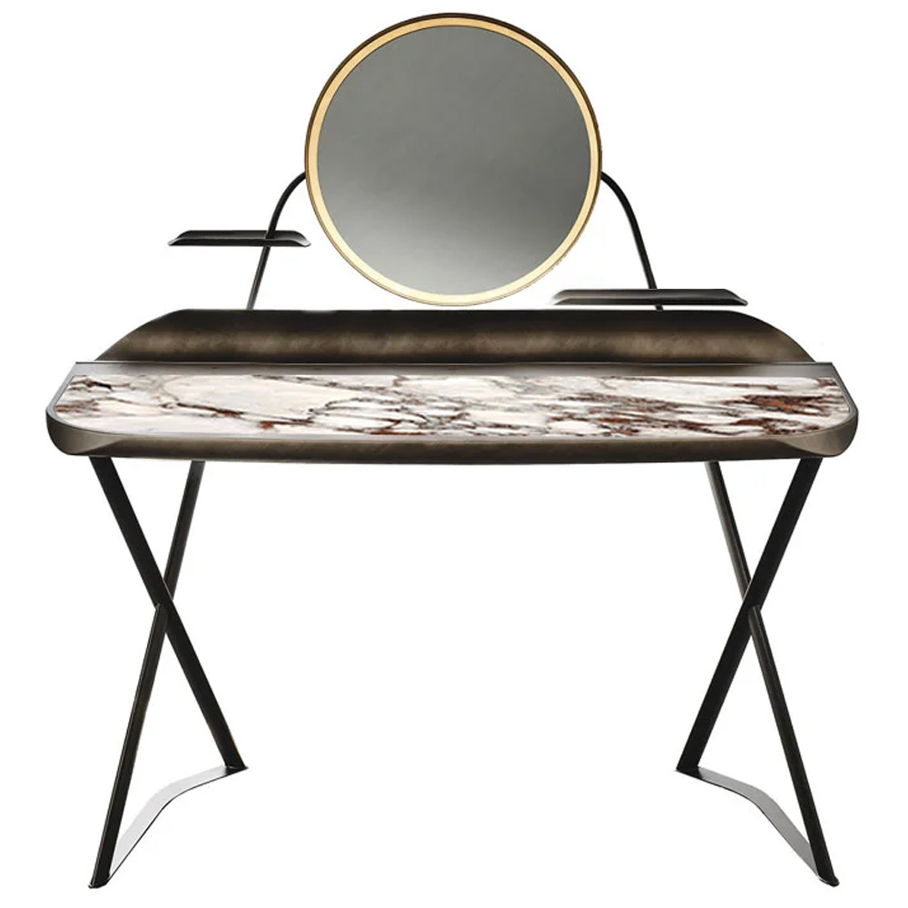Tocador Cocoon Trousse Keramik de Cattelan Italia. Tocador de maquillaje moderno.