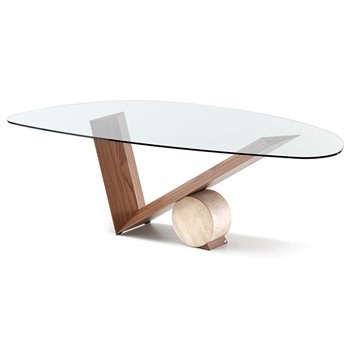 Mesa Valentino de Cattelan Italia. Muebles modernos italianos. Mesas modernas.