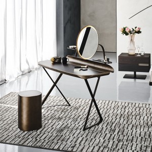 Tocador Cocoon Trousse Leather de Cattelan Italia. Tocador moderno para dormitorio.
