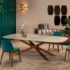 Mesa Blade Redondeada de Tonin casa. Muebles modernos de hogar.