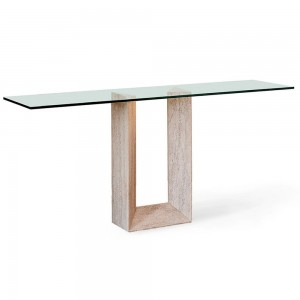 Cónsola Diapason de Cattelan Italia. Consola de diseño moderno en mármol.