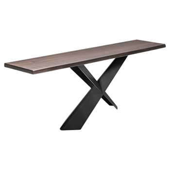 Consola Terminal de Cattelan Italia. Consola de madera. Consolas de recibidor.