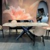Mesa Style Redondeada Fija de Tonin casa. Muebles modernos de hogar.