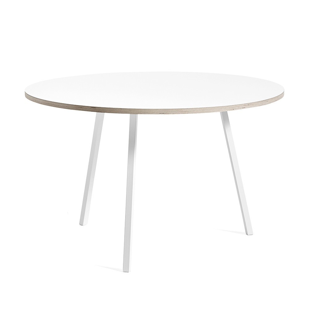 Mesa de comedor Loop Stand Round Oferta de Hay con un diseño elegante y moderno.