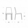Silla Aragona Élite de Tonin casa. Muebles modernos de hogar.