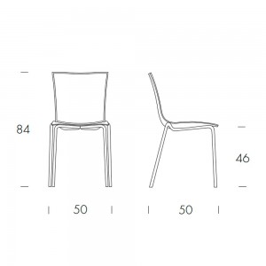 Silla Aria Élite de Tonin casa. Muebles modernos de hogar.
