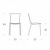 Silla Aria Élite de Tonin casa. Muebles modernos de hogar.