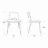 Silla Beetle Metal de Tonin casa. Muebles modernos de hogar.