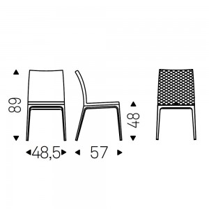 Silla Arcadia Couture de Cattelan Italia. Sillas diseño. Sillas modernas.