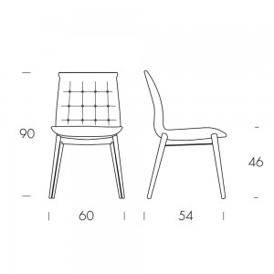 Silla Daddy de Tonin casa. Muebles modernos de hogar.
