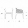 Sillón Gilda Élite de Tonin casa. Muebles modernos de hogar.