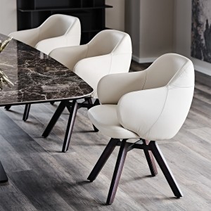 Silla Bombé de Cattelan Italia. Sillas tapizadas. Sillas para comedor.