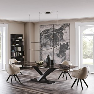Silla Bombé de Cattelan Italia. Sillas tapizadas. Sillas para comedor.