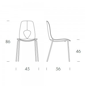Silla Hole Élite de Tonin casa. Muebles modernos de hogar.