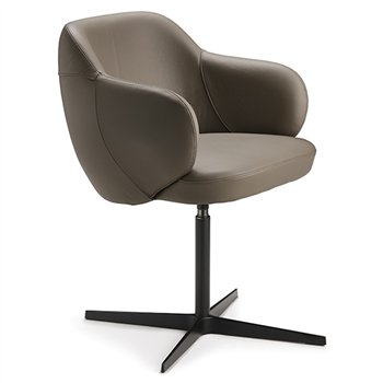 Silla Bombé X de Cattelan Italia. Sillas giratoria para comedor. Sillas modernas.