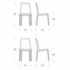 Silla Pop de Tonin casa. Muebles modernos de hogar.