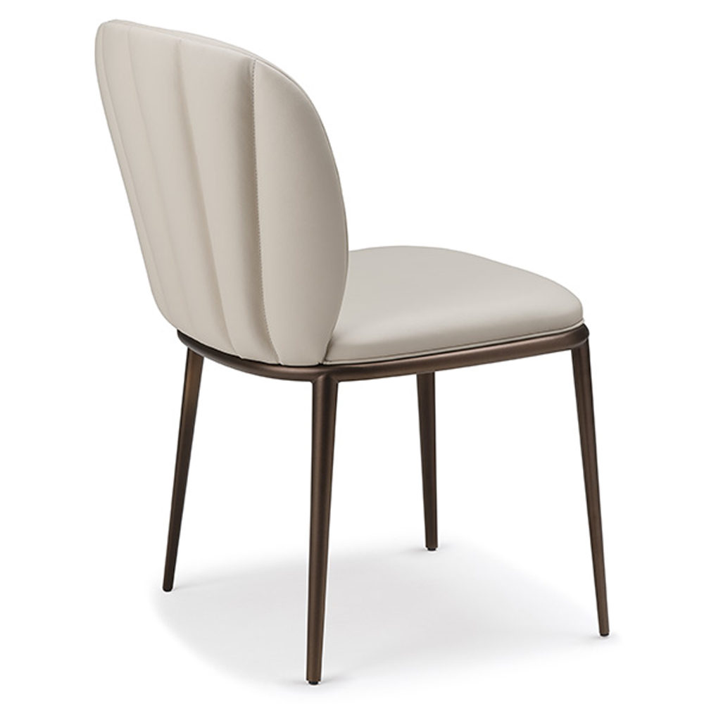 Silla Chrishell ML de Cattelan Italia. Sillas tapizadsa. Sillas de comedor.