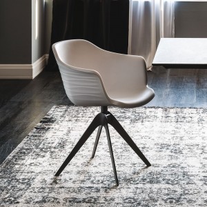 Sillón Indy de Cattelan Italia. Butacas de diseño fijas o giratorias.
