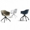 Sillón Indy 4 radios de Cattelan Italia. Sillón de plastico. Butacas de oficina.